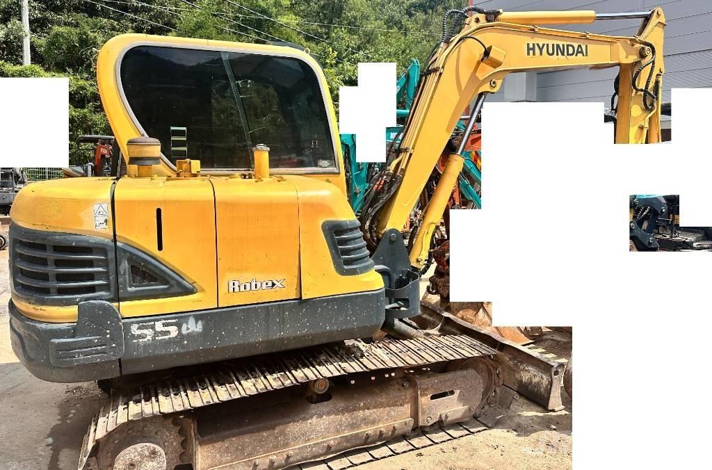 Hyundai Robex 55 حفارات صغيرة أقل من 7 طن (حفارات صغيرة)