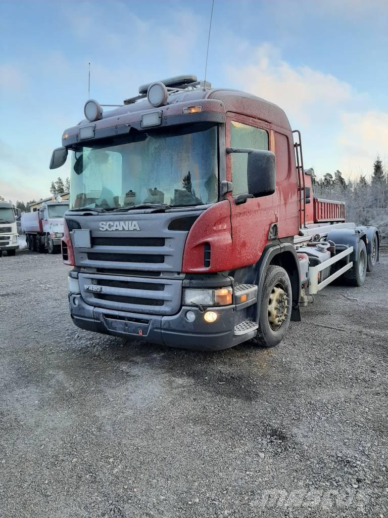 Scania P 420 شاحنات الحاويات