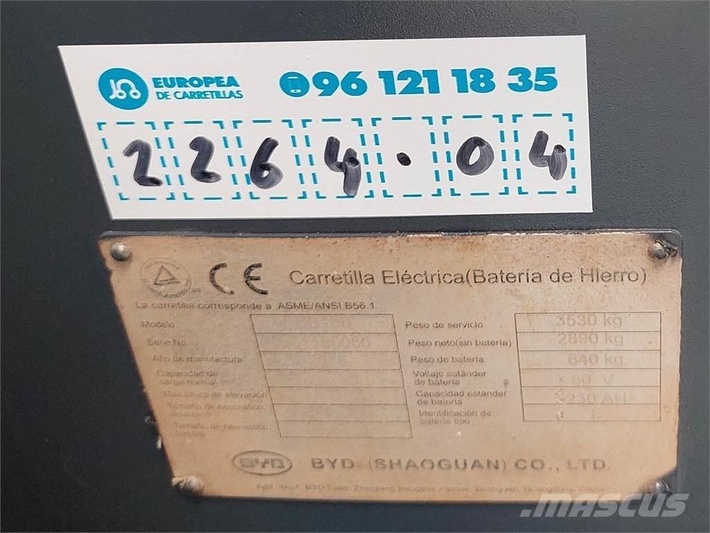 BYD ECB18B شاحنات ذات رافعات شوكية تعمل بالكهرباء