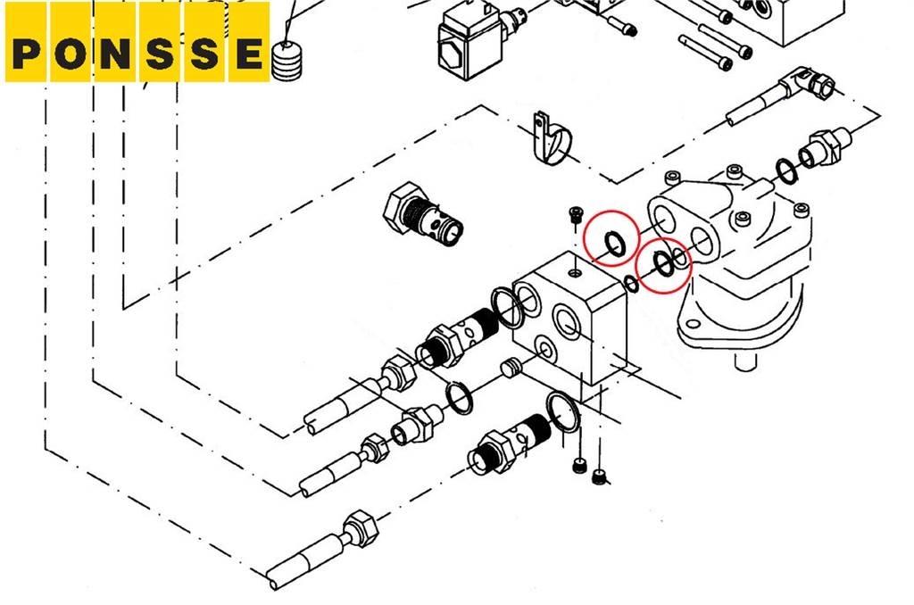 Ponsse 0013888 هيدروليات