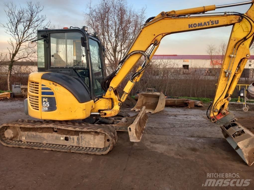 Komatsu PC 55 MR-3 حفارات زحافة
