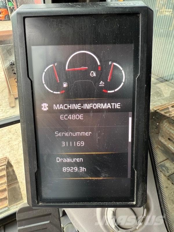 Volvo EC 480 E L حفارات زحافة