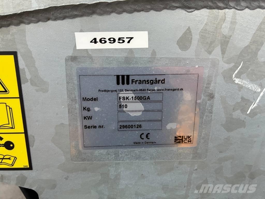 Fransgård FSK-1500 معدات نشر الرمال والملح