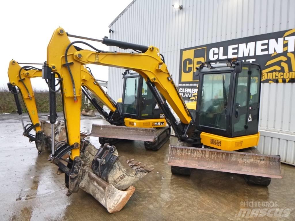 JCB 55 Z-1 حفارات وسط 7 طن - 12 طن