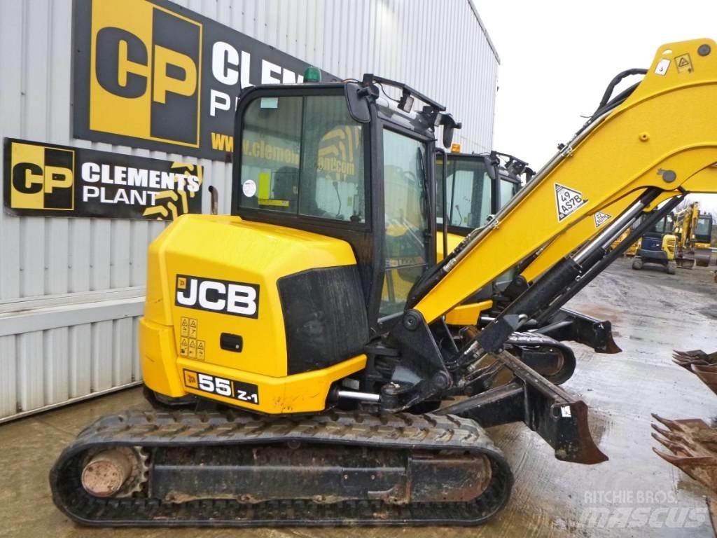 JCB 55 Z-1 حفارات وسط 7 طن - 12 طن