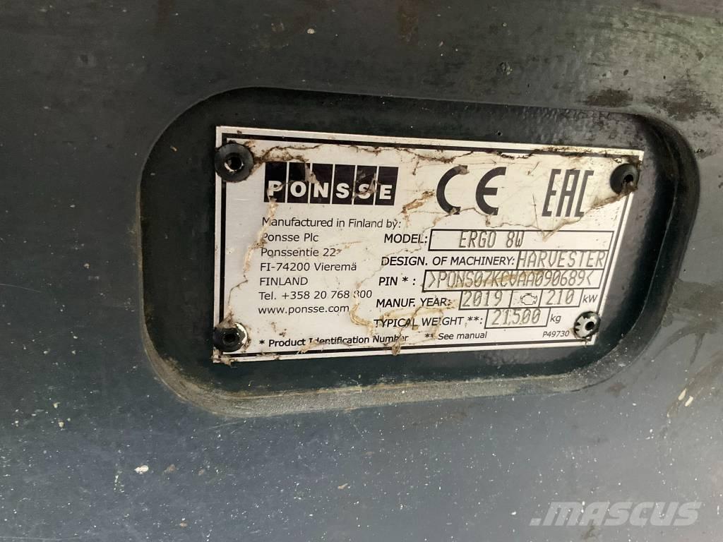Ponsse Ergo 8W حصادات