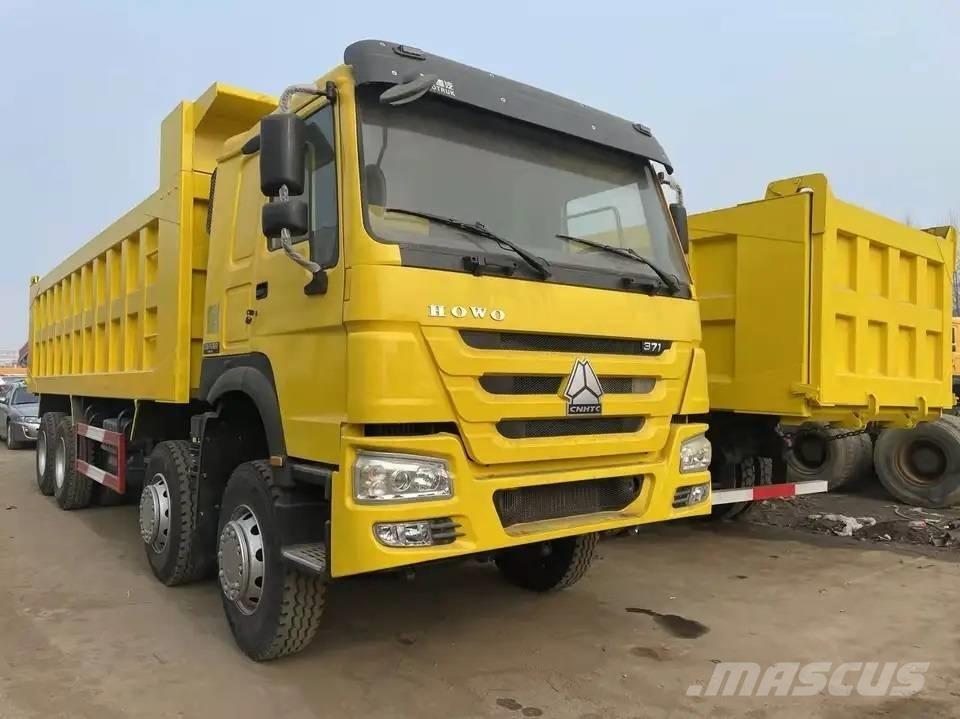 Howo 371 8x4 شاحنات قلابة