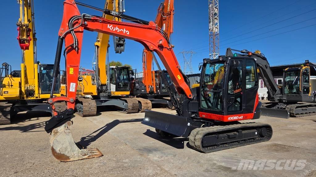 Kubota KX 080-4 حفارات وسط 7 طن - 12 طن