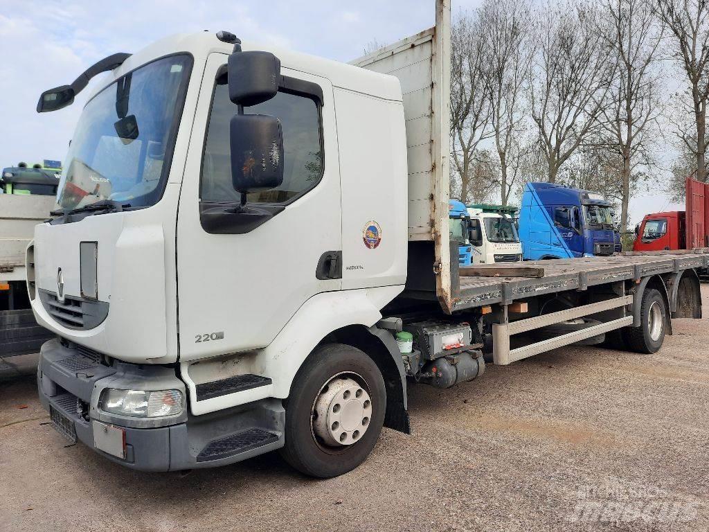 Renault MIDLUM 220 شاحنات بمقصورة وهيكل
