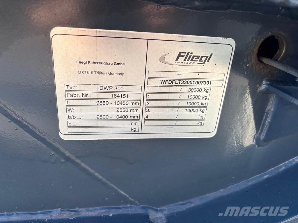 Fliegl 3-AXLE BDF مقطورات حاويات