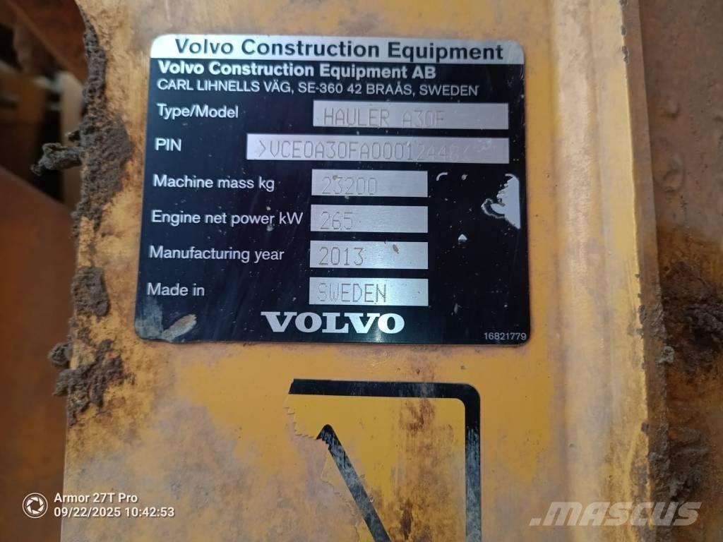 Volvo A 30 F ساحبات مفصلية