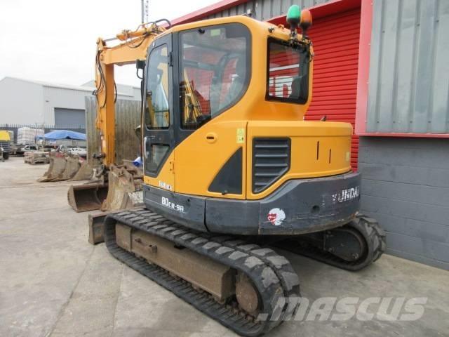 Hyundai R 80 CR-9A حفارات وسط 7 طن - 12 طن