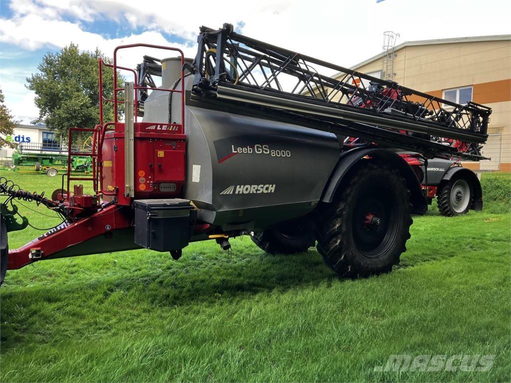 Horsch GS 8000 الرشاشات