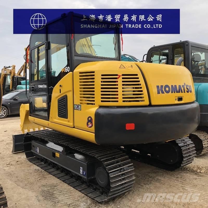 Komatsu PC 60 حفارات زحافة