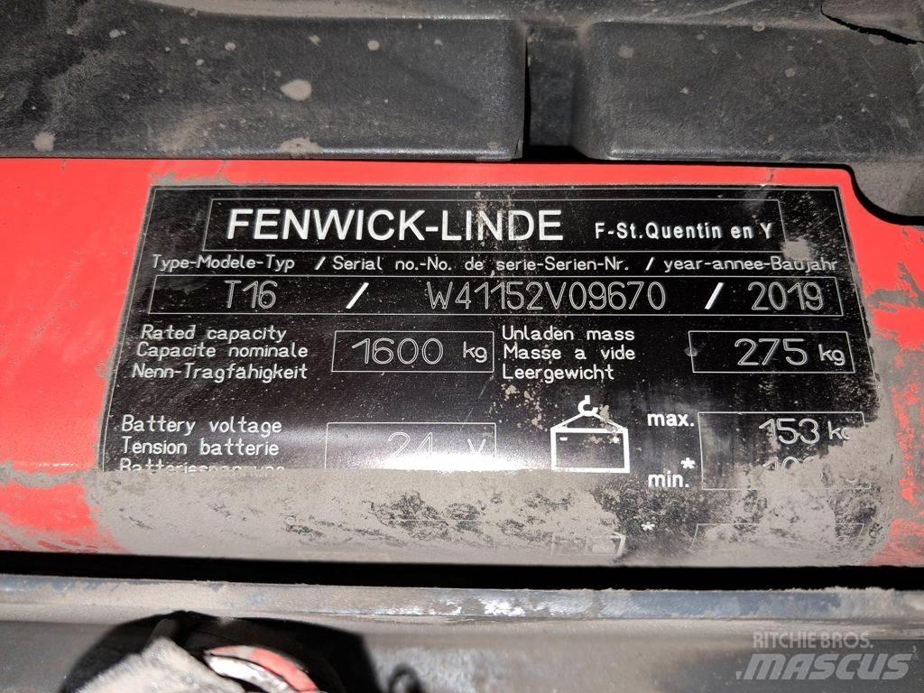 Linde T16 معدات الرفع منخفض المستوى