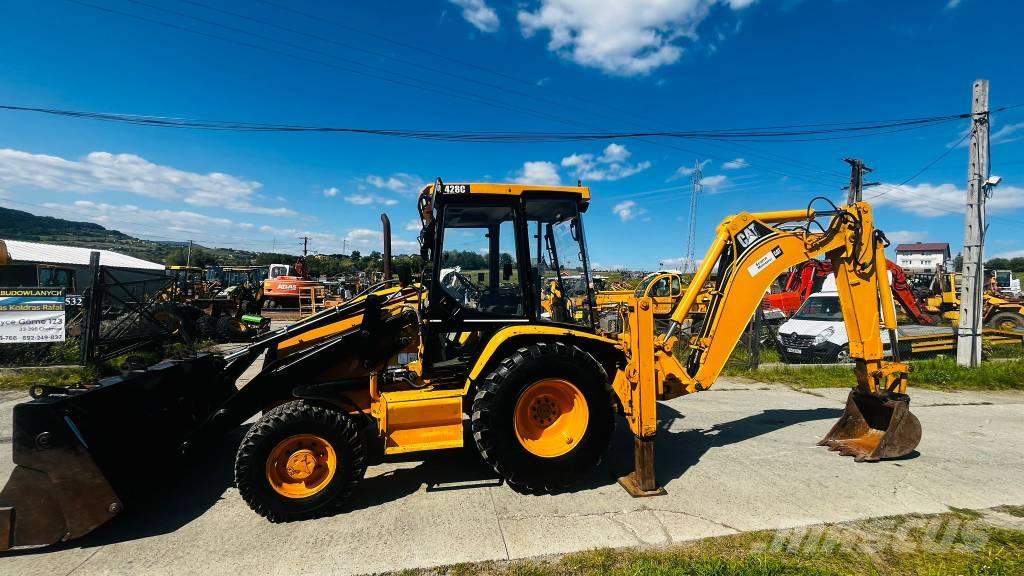 CAT 428 C لوادر ذات جرافات عكسية