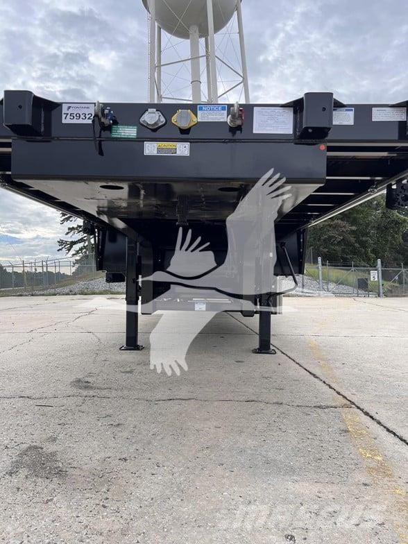 Fontaine  نصف مقطورة مسطحة منخفضة