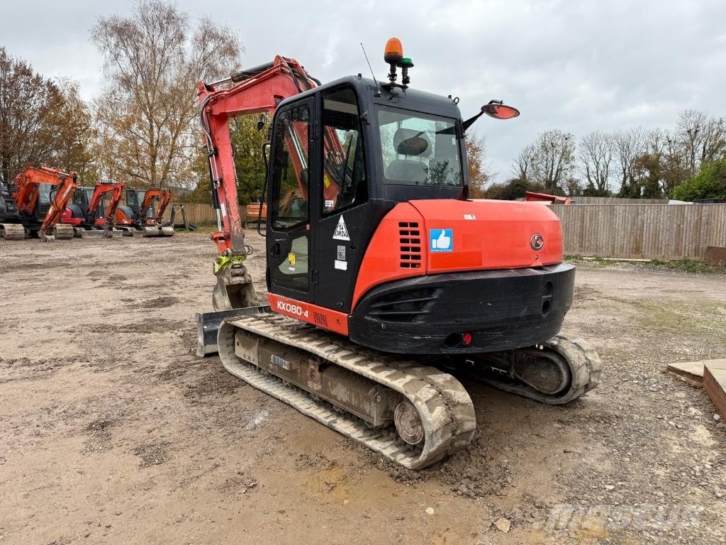 Kubota KX 080-4 حفارات وسط 7 طن - 12 طن