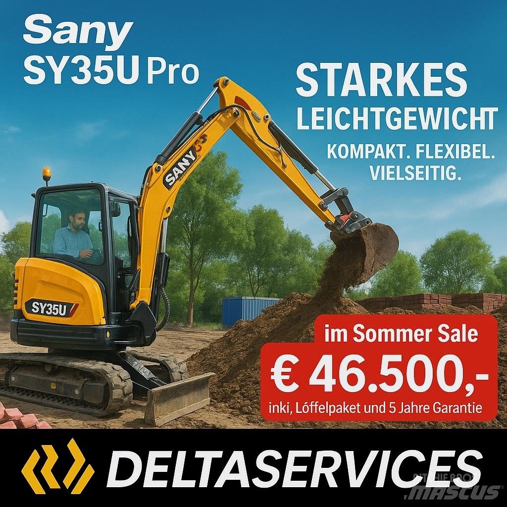 Sany SY 35 U حفارات صغيرة أقل من 7 طن (حفارات صغيرة)