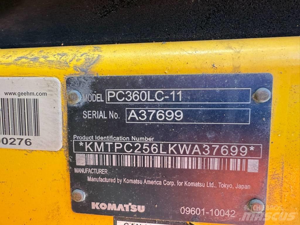 Komatsu PC360LC-11 حفارات زحافة
