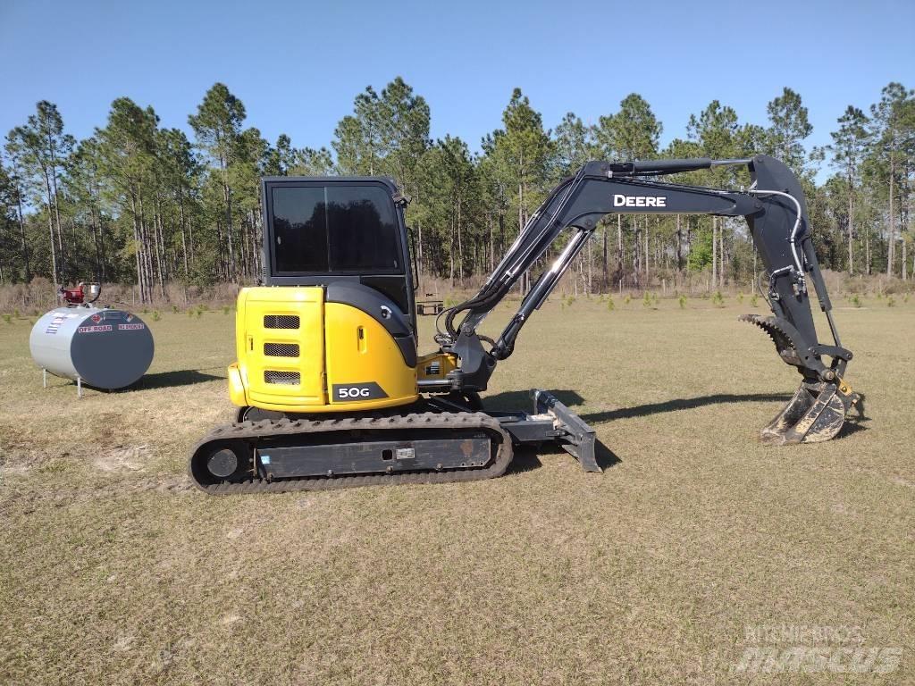 DEERE 50G حفارات صغيرة أقل من 7 طن (حفارات صغيرة)