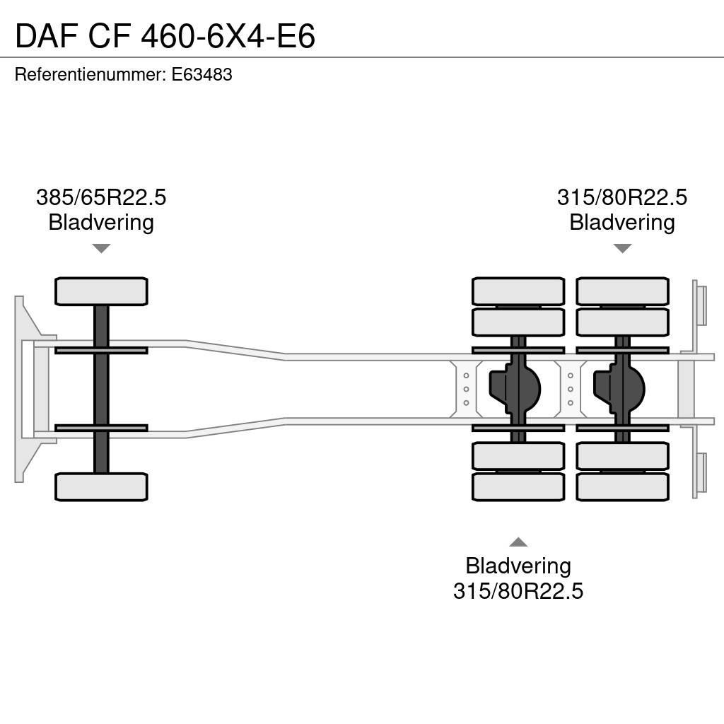 DAF CF 460-6X4-E6 شاحنات الرافعات الخطافية
