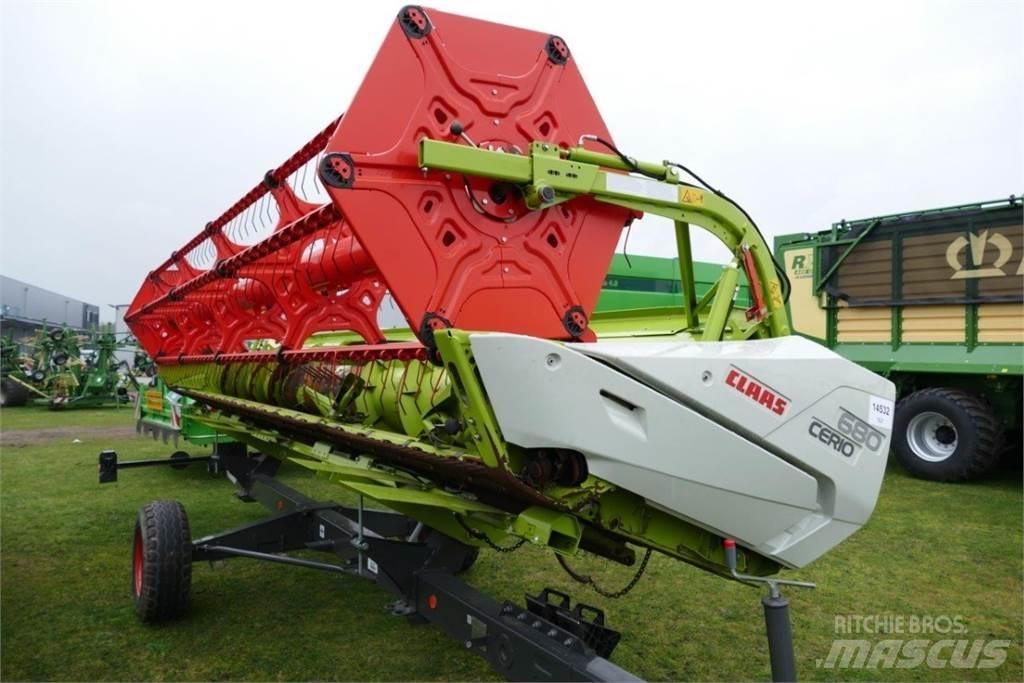 CLAAS Cerio 680 رؤوس حصادات