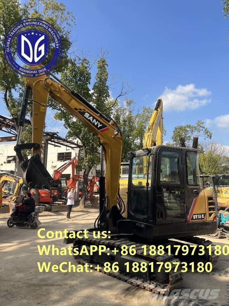 Sany SY 55 C حفارات صغيرة أقل من 7 طن (حفارات صغيرة)