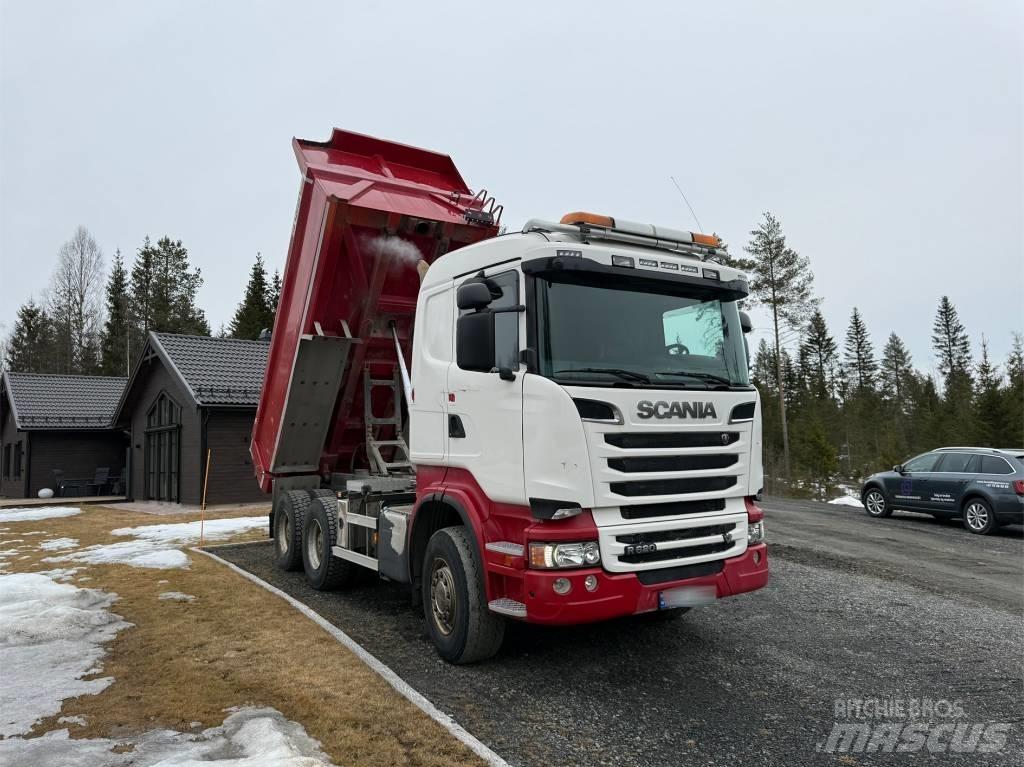 Scania R 620 6x4 V8 شاحنات قلابة