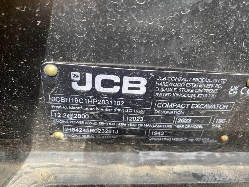JCB 19 C-1 حفارات صغيرة أقل من 7 طن (حفارات صغيرة)