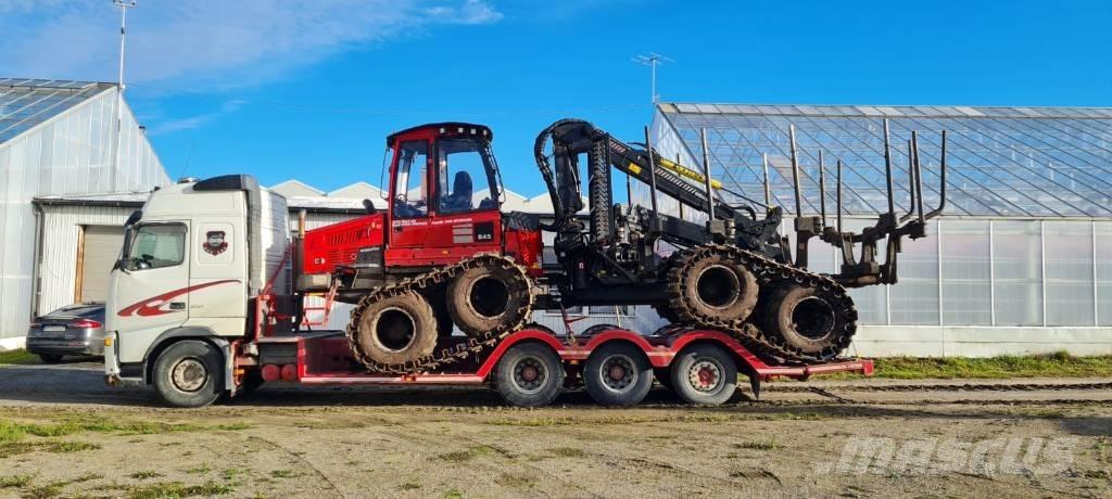 Volvo FH 12 500 شاحنات نقل آلة الغابات