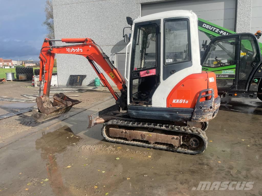 Kubota KX 61-3 حفارات صغيرة أقل من 7 طن (حفارات صغيرة)