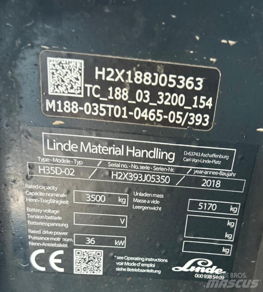 Linde H35D-02 EVO شاحنات الديزل