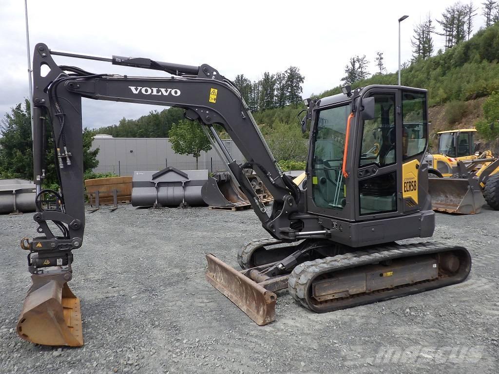 Volvo ECR 58 F حفارات صغيرة أقل من 7 طن (حفارات صغيرة)