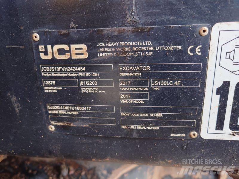 JCB JS 130 LC حفارات زحافة