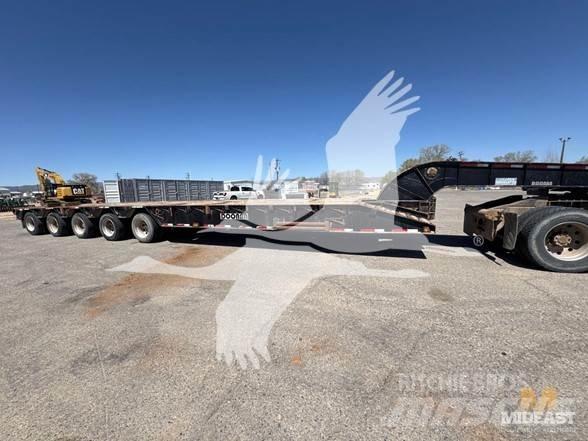 Doosan  نصف مقطورة مسطحة منخفضة