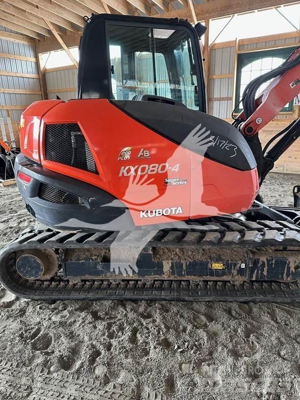 Kubota KX080-4 حفارات زحافة