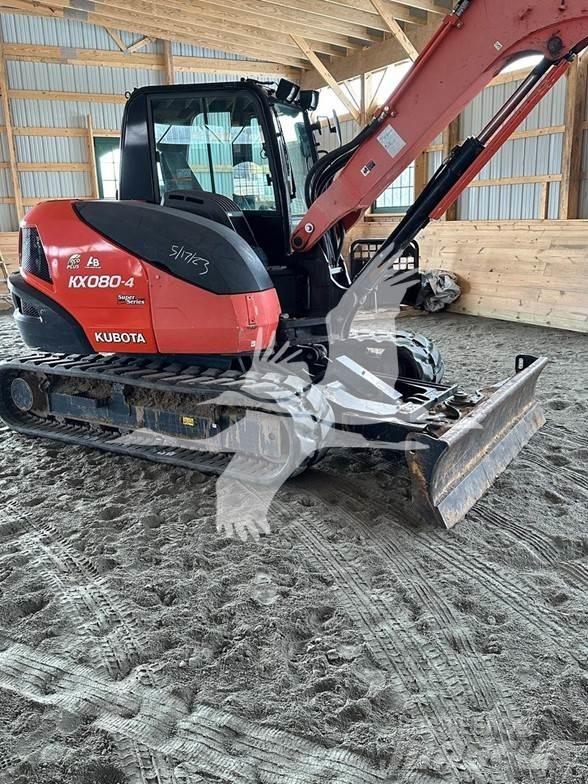 Kubota KX080-4 حفارات زحافة