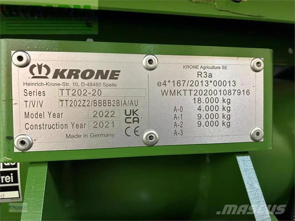 Krone mx 370 gl أنواع أخرى من أنصاف المقطورات