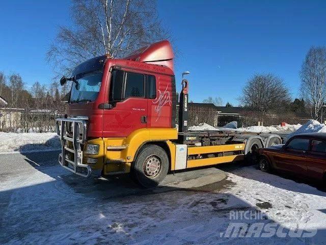MAN TGS 26.480 شاحنات الرافعات الخطافية