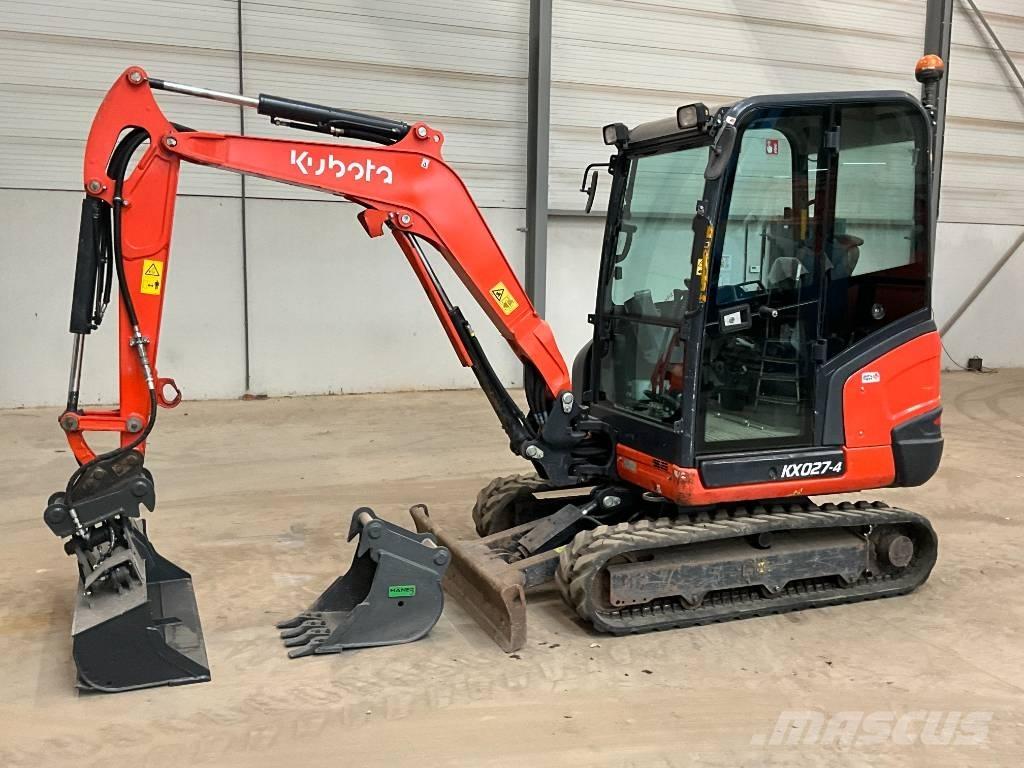 Kubota KX 027-4 حفارات صغيرة أقل من 7 طن (حفارات صغيرة)