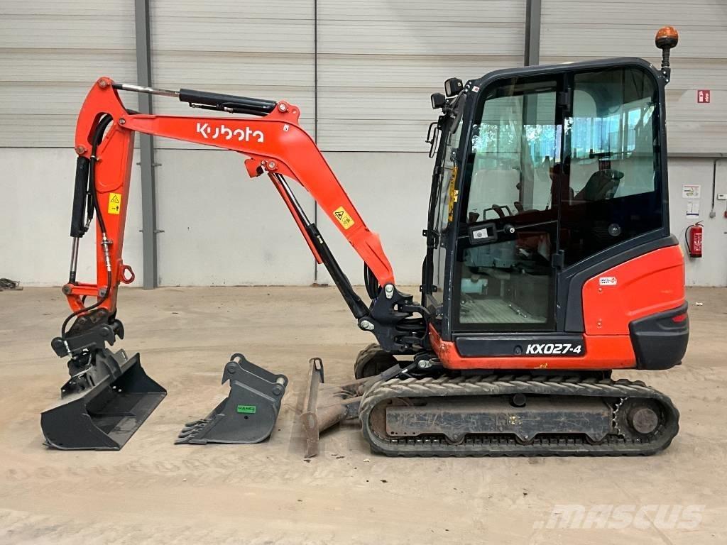 Kubota KX 027-4 حفارات صغيرة أقل من 7 طن (حفارات صغيرة)