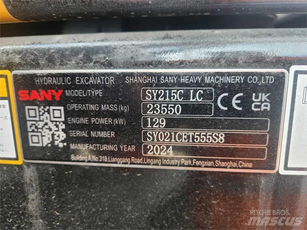 Sany SY215C حفارات زحافة