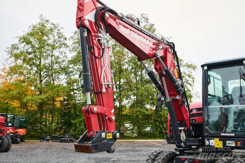 Yanmar B 75 W حفارات بعجل