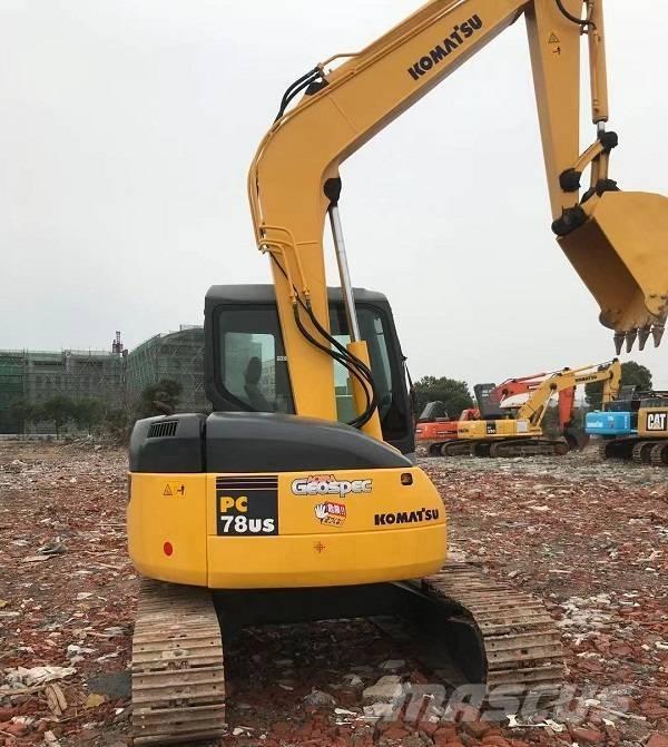 Komatsu pc78us حفارات وسط 7 طن - 12 طن