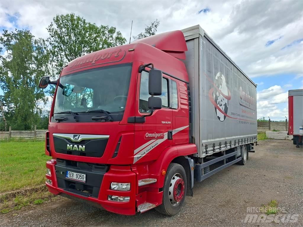 MAN TGM 18.290 شاحنات مسطحة/مفصلية الجوانب