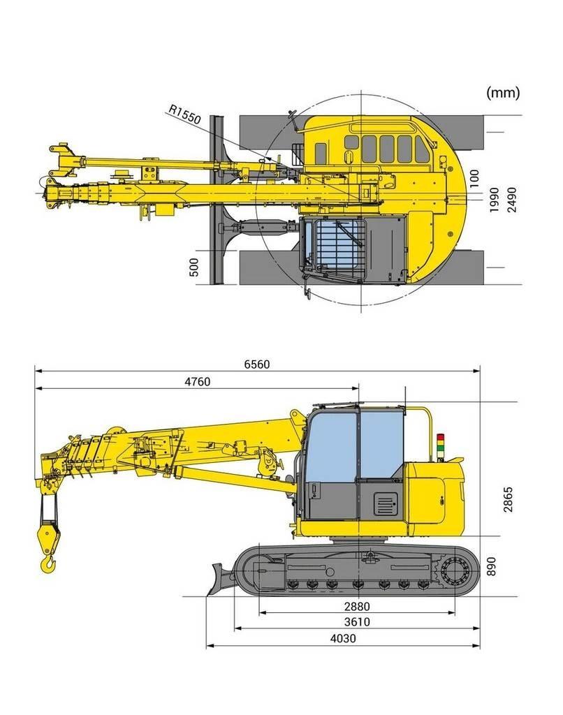 Maeda CC1485-2 رافعات مجنزرة