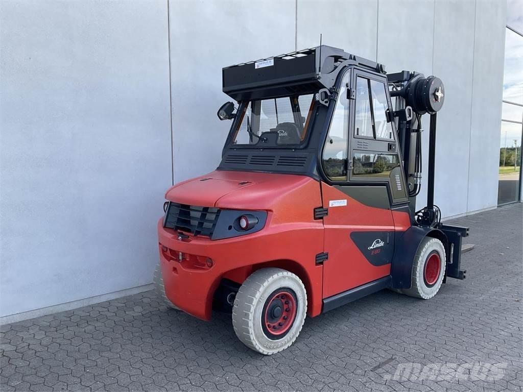 Linde E80-01/900 شاحنات ذات رافعات شوكية تعمل بالكهرباء