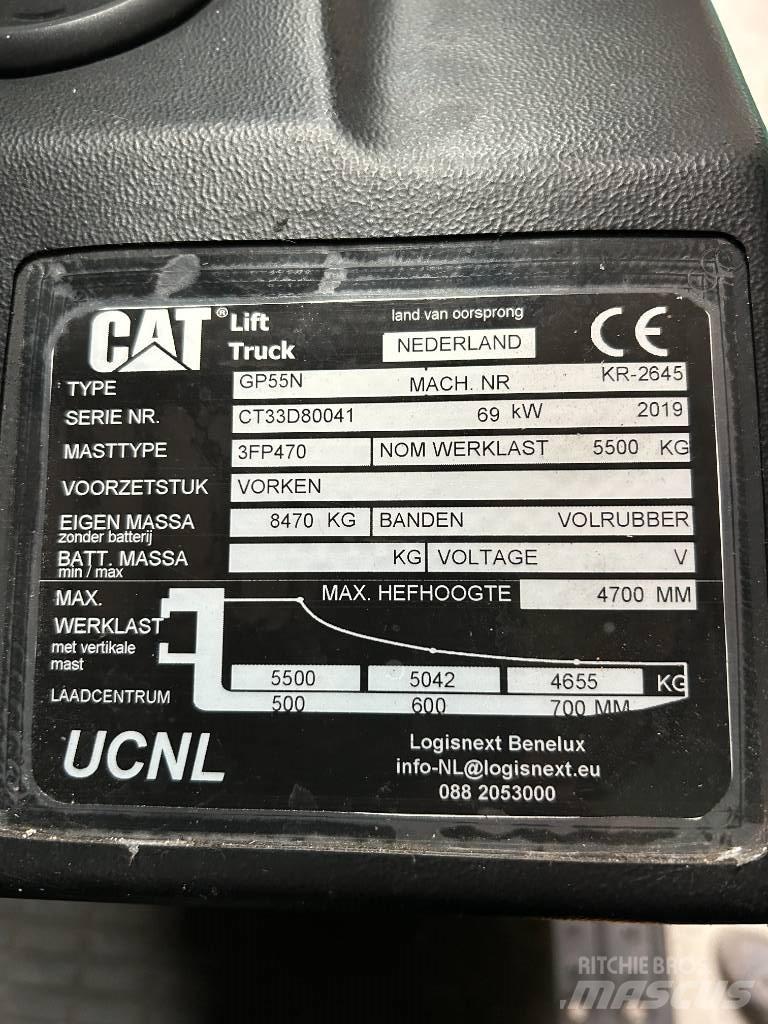 CAT GP 55 N شاحنات LPG