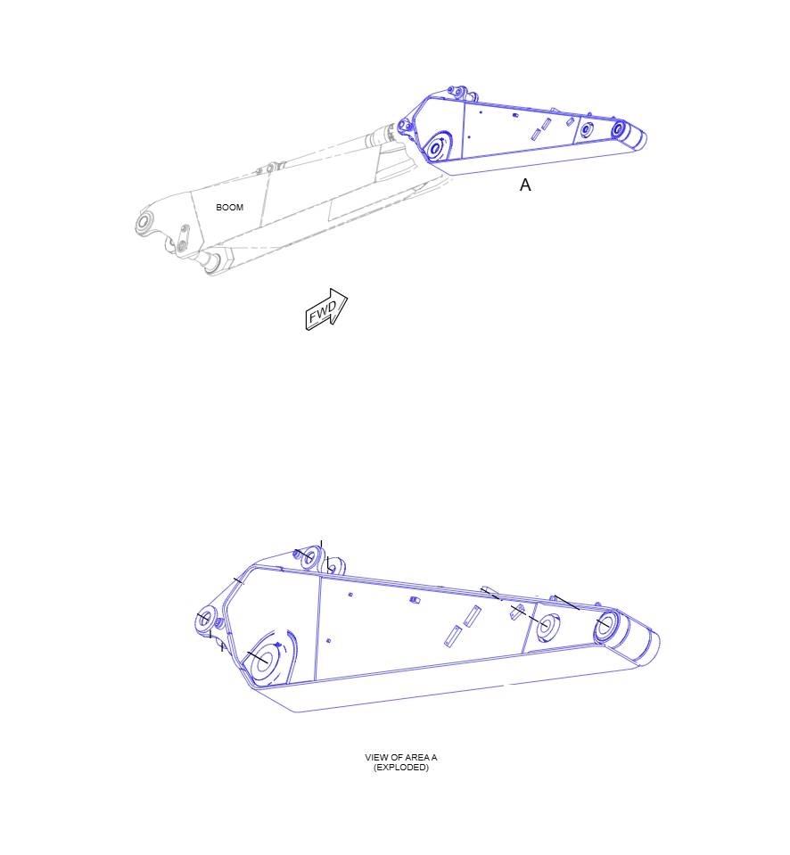 CAT M316F أذرع الغطاس